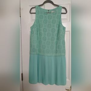Anne Taylor Loft Mint Green Dress, Size 10